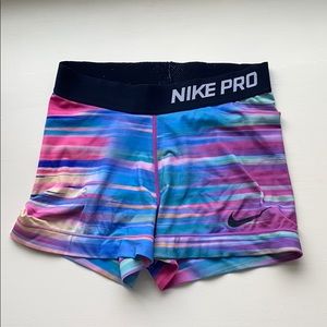 Rainbow Nike spandex